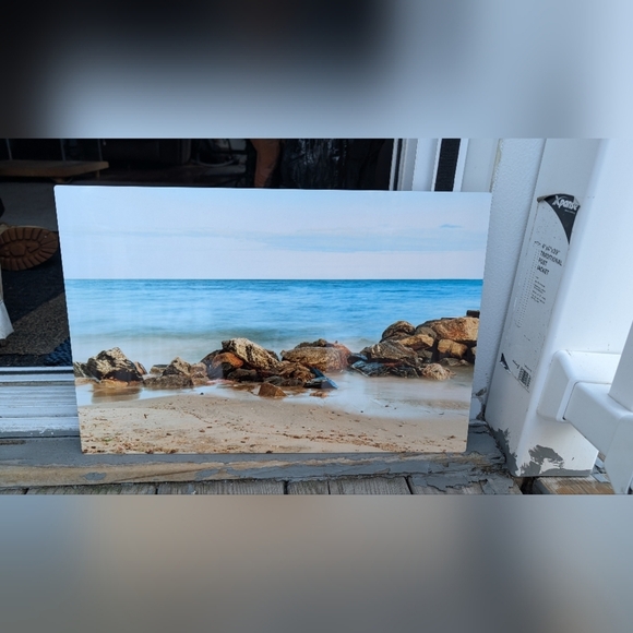 Beach Scene Metal Picture (New) - Picture 5 of 5